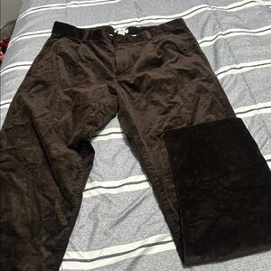 H&M Dark Brown Corduroy Trousers